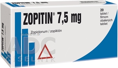 Zopitin 7,5 mg tablety 20 ks