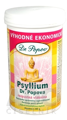 DR. POPOV PSYLLIUM rozpustná vláknina 240 g