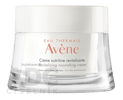 AVENE CREME NUTRITIVE REVITALISANTE revitalizačný výživný krém, suchá citlivá pleť 50 ml