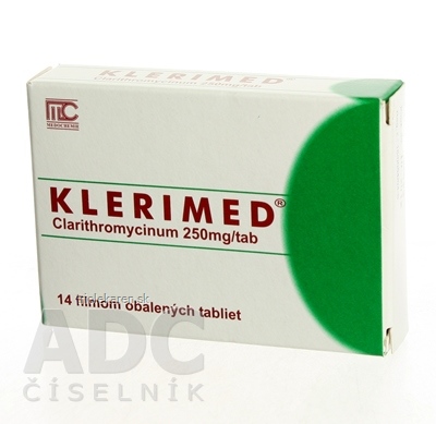 KLERIMED 250 mg tablety 14 ks