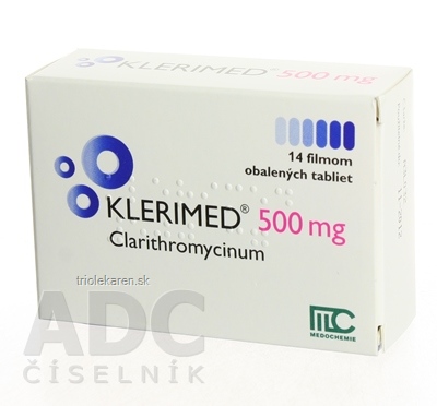 KLERIMED 500 mg tbl flm 1x14 ks