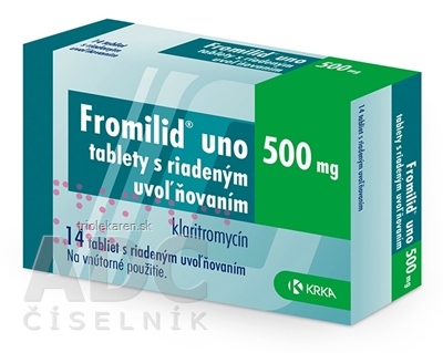 Fromilid UNO tablety 500 mg 14 ks