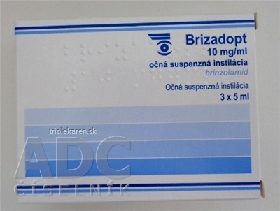 Brizadopt 10 mg/ml Očná suspenzná instilácia 50 mg 3 x 5 ml