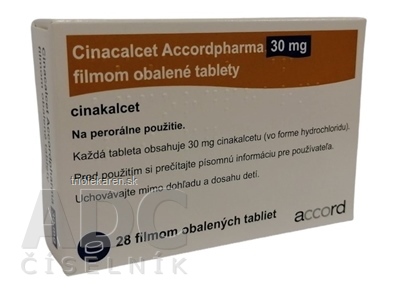 Cinacalcet Accordpharma 30 mg tbl flm (blis.PVC/Al) 1x28 ks