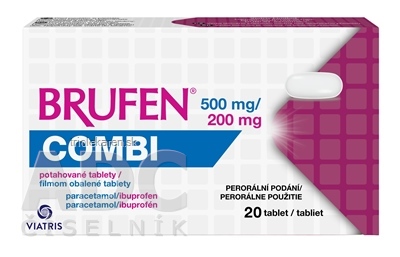 Brufen Combi 500 mg/200 mg tablety 20 ks