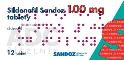 Sildenafil Sandoz 100 mg tablety 12 ks