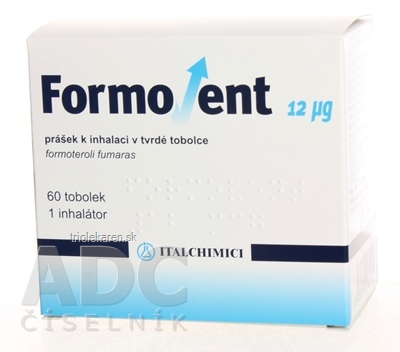 Formovent 12 µg Inhalačný prášok v tvrdej kapsule 12 µg 60 dos + inhalátor