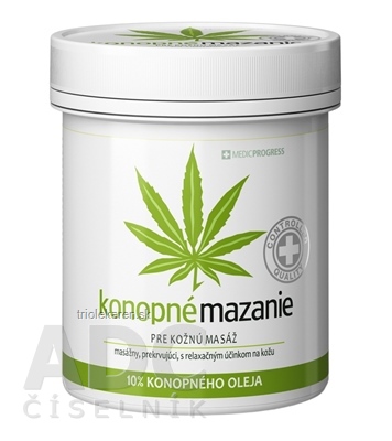 Konopné mazanie krém 250 ml