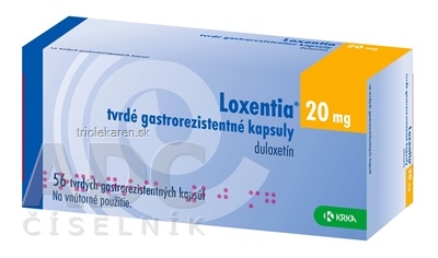 Loxentia 20 mg tvrdé gastrorezistentné kapsuly 56 ks