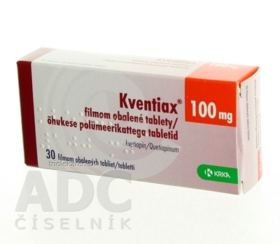 Kventiax 100 mg tablety 30 ks