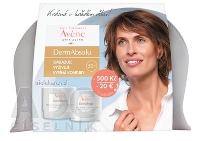 AVENE XMASS DermAbsolu (Akcia) remodelačný denný krém 40 ml + nočný balzam 40 ml, 1x1 set