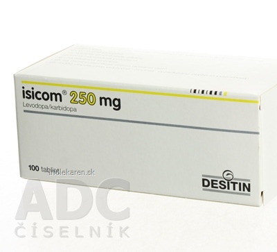 isicom 250 mg/25 mg tablety 100 ks