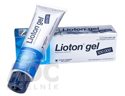 Lioton gel 100 000 dermálny gél 100 g