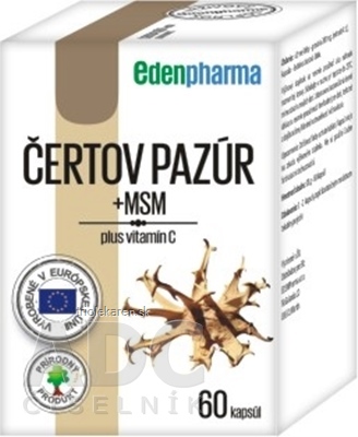 EDENPharma ČERTOV PAZÚR + MSM cps 1x60 ks