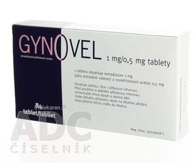 GYNOVEL 1 mg/0,5 mg tablety tablety 84 ks