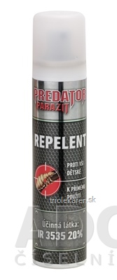 PREDATOR PARAZIT Repelent proti vši detskej sprej 100 ml