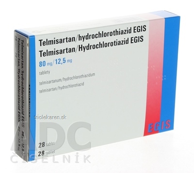 Telmisartan HCT EGIS 80 mg/12,5 mg tablety 28 ks