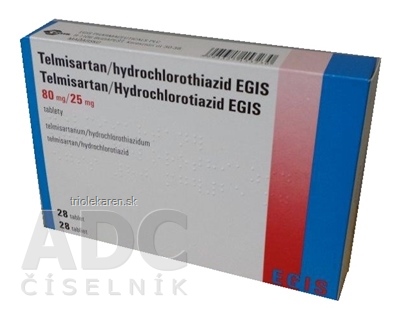 Telmisartan HCT EGIS 80 mg/25 mg tablety 28 ks