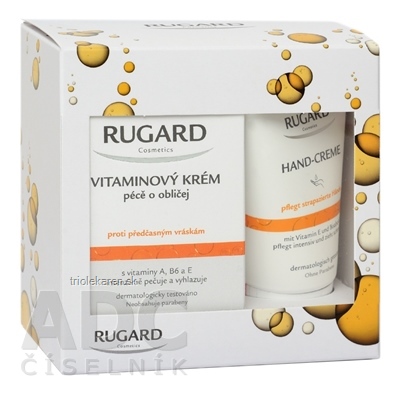 RUGARD Darčekové balenie VITAMÍNOVÉ KRÉMY krém na pleť 100 ml + krém na ruky 50 ml 1 set