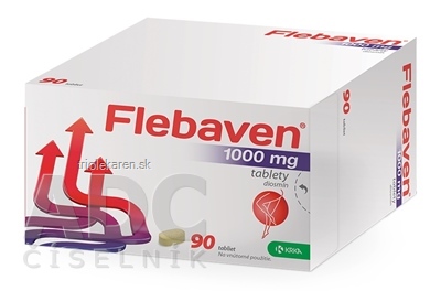 Flebaven 1 000 mg tablety tbl (blis.PVC/PVDC/Al) 1x90 ks