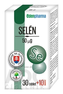 EDENPharma SELÉN 50 µg tbl 30+10 zadarmo (40 ks)