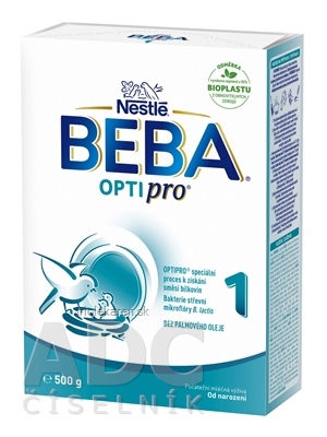 BEBA OPTIPRO 1 počiatočná mliečna výživa (od narodenia)(inov.2022) 1x500 g