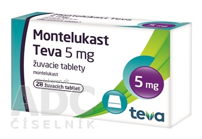 Montelukast Teva 5 mg žuvacie tablety 28 ks