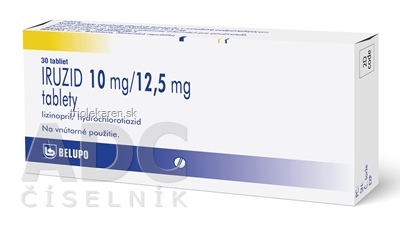 IRUZID 10 mg/12,5 mg tablety 30 ks