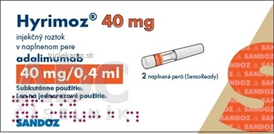 Hyrimoz 40 mg sol inj (pero napl. SensoReady) 2x0,4 ml