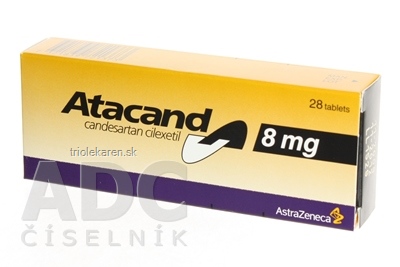 Atacand 8 mg tablety 28 ks