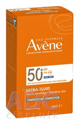 AVENE SUN ULTRA FLUID PERFECTOR SPF 50+ citlivá pleť 50 ml