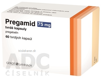 Pregamid 75 mg tvrdé kapsuly 60 ks