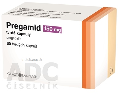 Pregamid 150 mg tvrdé kapsuly 60 ks