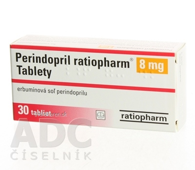 Perindopril ratiopharm 8 mg tablety 30 ks