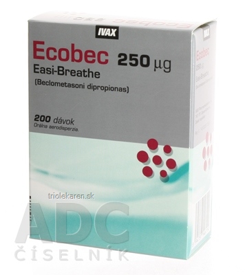 Ecobec 250 µg Easi-Breathe Orálna aerodisperzia 200 dávok