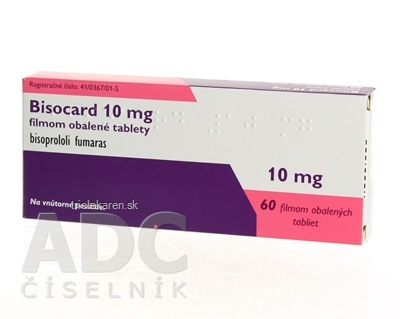 BISOCARD 10 mg tbl flm 10 mg (blis.Al/PVC) 1x60 ks