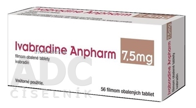 Ivabradine Anpharm 7,5 mg filmom obalené tablety 56 ks