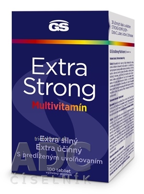 GS Extra Strong Multivitamín tablety 100 ks