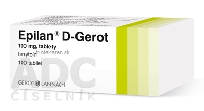 Epilan D-Gerot tablety 100 mg 100 ks