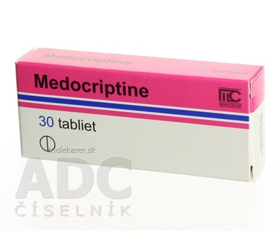 MEDOCRIPTINE tablety 30 ks