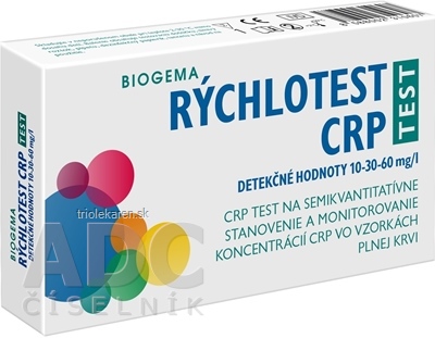 BIOGEMA RÝCHLOTEST CRP 1 ks