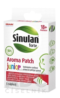 WALMARK Sinulan forte Aroma Patch junior náplasť 5 ks