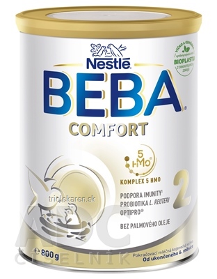 BEBA COMFORT 2 HM-O následná výživa dojčiat od ukonč. 6. mesiaca 800 g