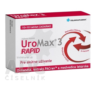 Neuraxpharm UroMax 3 RAPID tablety 20 ks