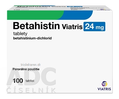 Betahistin Viatris 24 mg tablety 100 ks