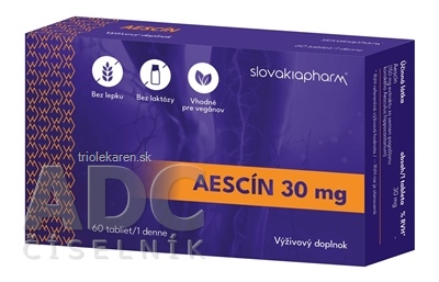 Slovakiapharm AESCÍN 30 mg tablety 60 ks