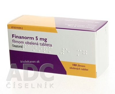 Finanorm 5 mg tablety 100 ks