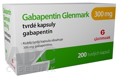 Gabapentin Glenmark 300 mg kapsuly 200 ks