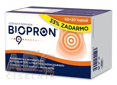 BIOPRON 9 kapsuly 80 ks