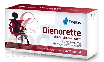 Dienorette filmom obalené tablety 63 ks